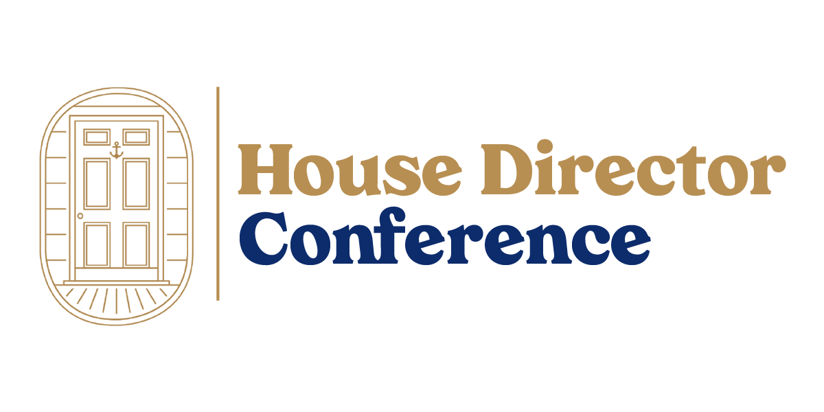 House Director Conference text with door outline