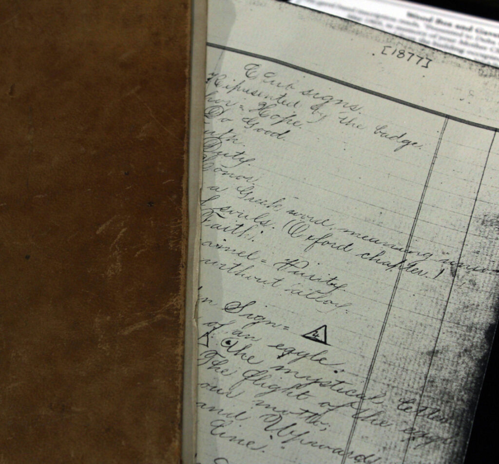 Paper with cursive writing