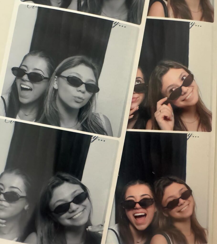A photostrip of DG sisters